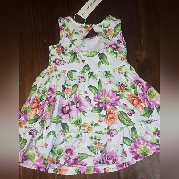 Janie And Jack 6-12 Month NWT Dahlia Romper Dress - Picture 5 of 5